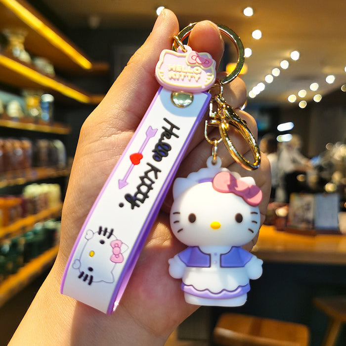 Wholesale Cartoon Doll Silicone Keychain JDC-KC-Tingm219