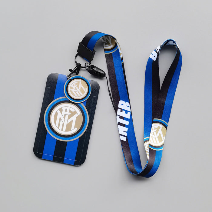 Wholesale football team Lanyard Keychain Cartoon animation hard
