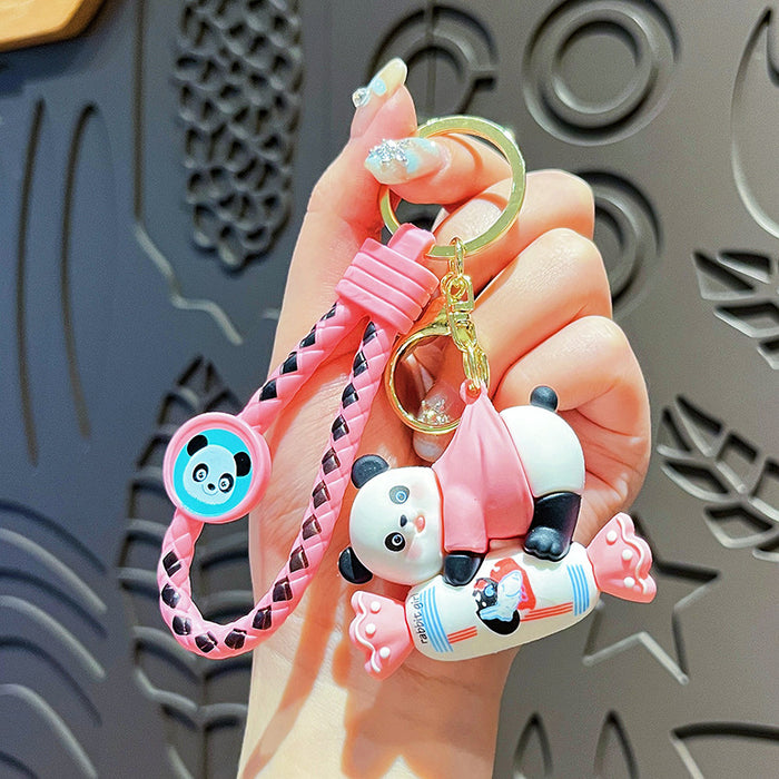 Wholesale Original Handheld Pendant Keychain Exquisite Cute Cartoon Couple Bag Key Pendant