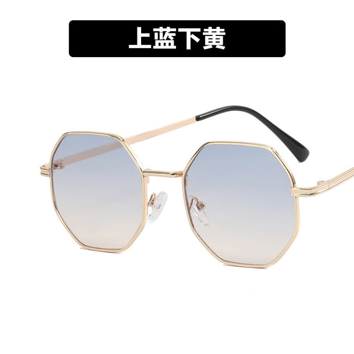 Wholesale Fashion polygon sunglasses, new street photography personalized sunglasses