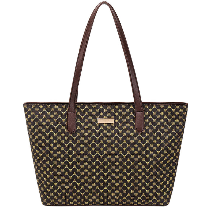 Wholesale Printed tote bag for women, casual large capacity shoulder bag