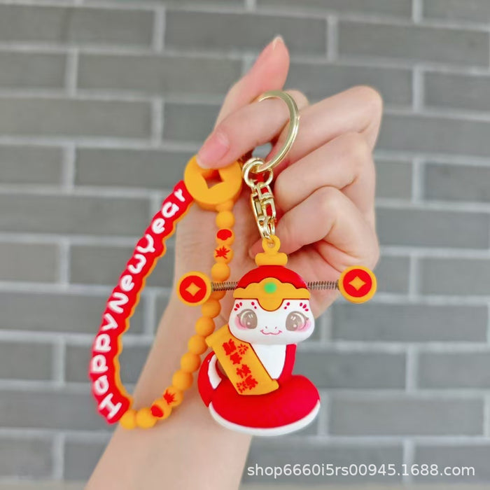 Wholesale  Snake Keychain Cartoon Cute Small Pendant