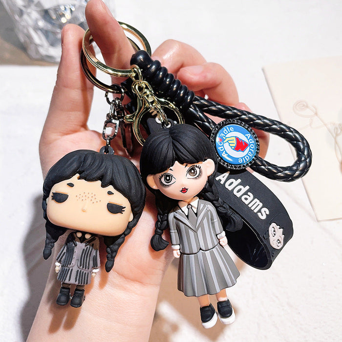 Wholesale Doll PVC Plastic Keychain JDC-KC-QiChao021