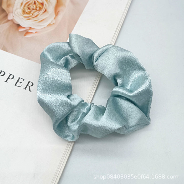 Wholesale Hair accessories: Solid color satin headband, retro and simple, large hair string