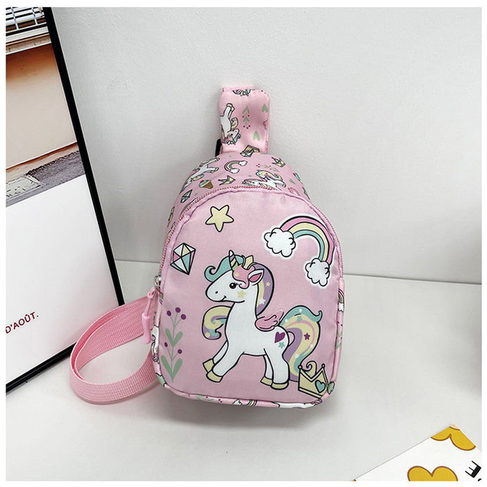 Wholesale Chest bag cross-border fashionable printed fashionable cute change shoulder bag