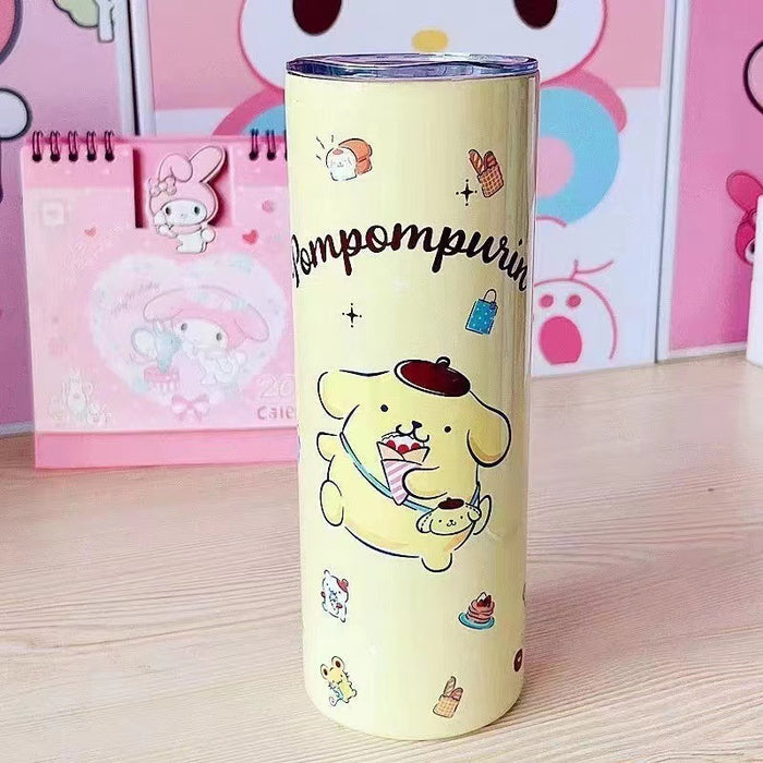 Wholesale Cartoon Cute 304 Stainless Steel Straw Water Cup JDC-CUP-XinZheng005