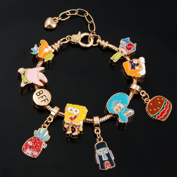 Wholesale Good Friend Bracelet BeechPineapple House Cartoon Bracelet