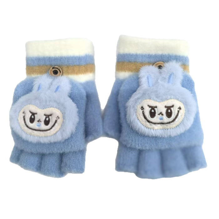 Wholesale Cartoon gloves for children winter flip gloves