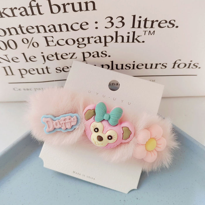 Wholesale Cute cartoon plush hair scrunchies
