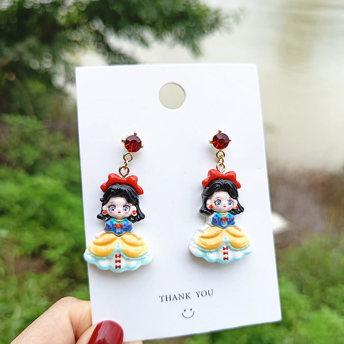 Wholesale Cute Resin Cartoon Earrings JDC-ES-Xiaox015