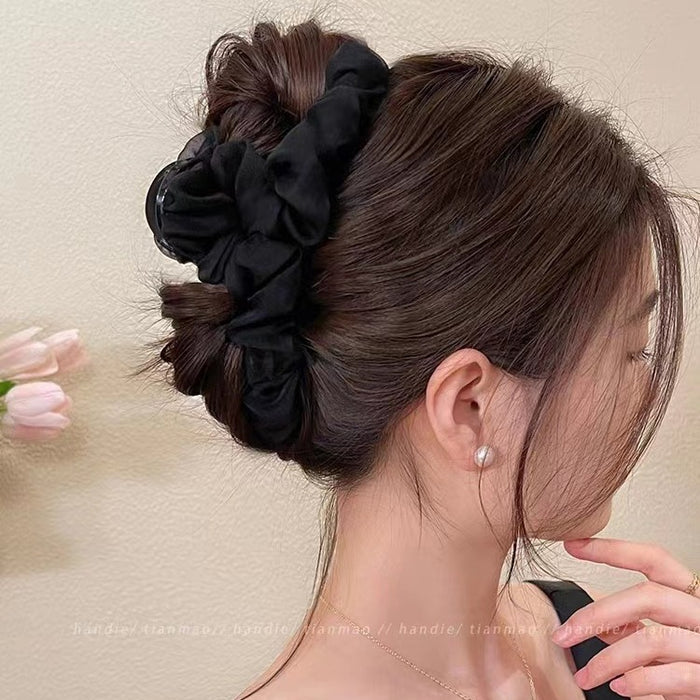 Wholesale Hair volume ~ summer mesh hairpin female back of head temperament plate hair grip large shark clip