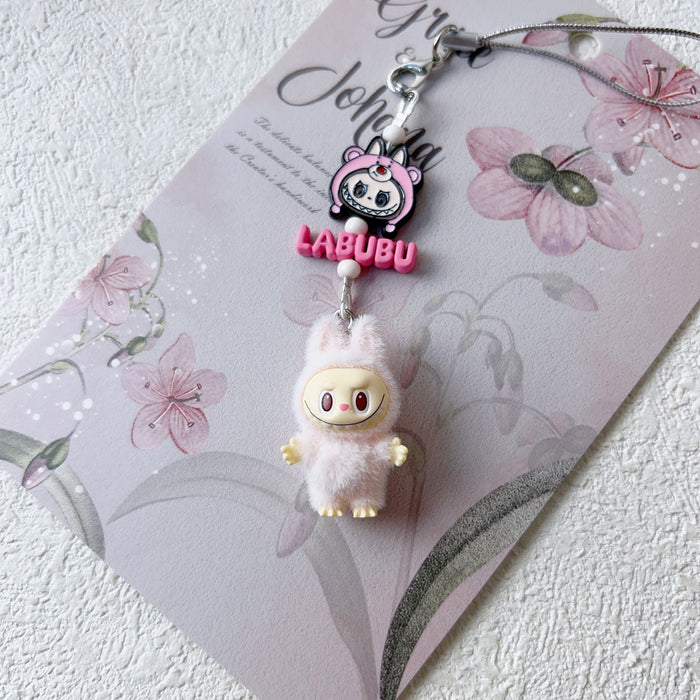 Wholesale Doll vinyl doll mobile phone pendant key chain handmade DIY car pendant