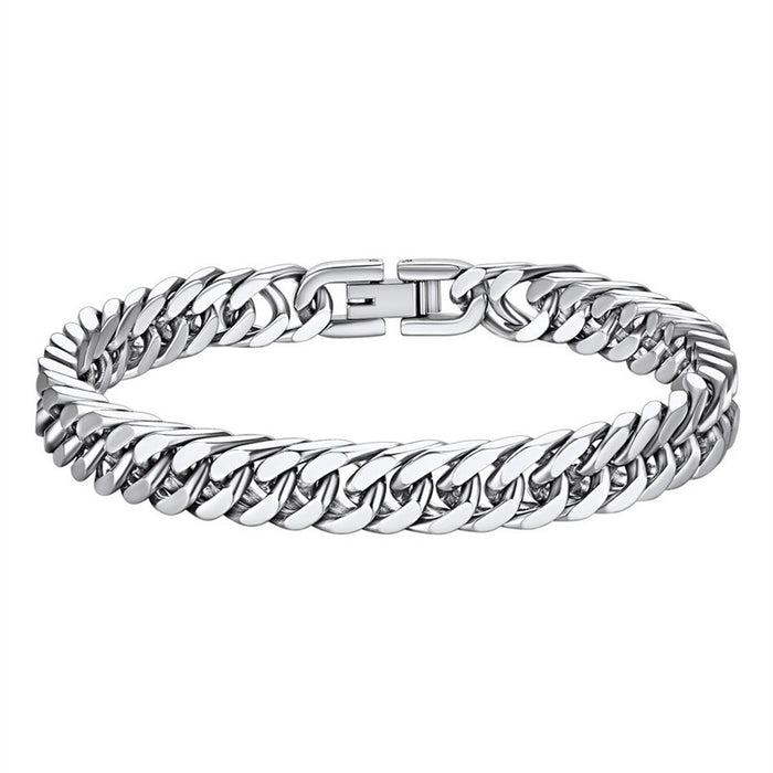 Wholesale Stainless steel bracelet trendy and versatile, simple bracelet