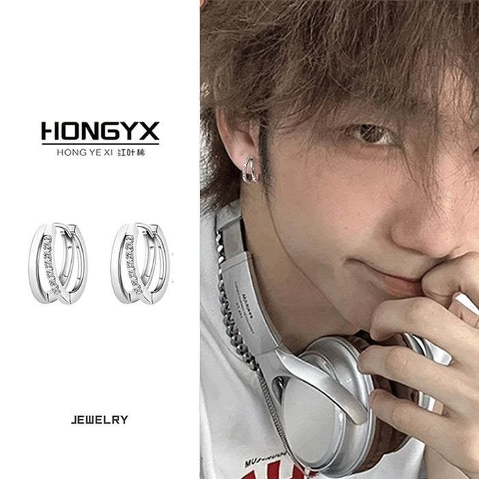 Wholesale Earrings, high-end sensory, ear holes, ear rings, simple and cool style, earrings, ear buckles, simple