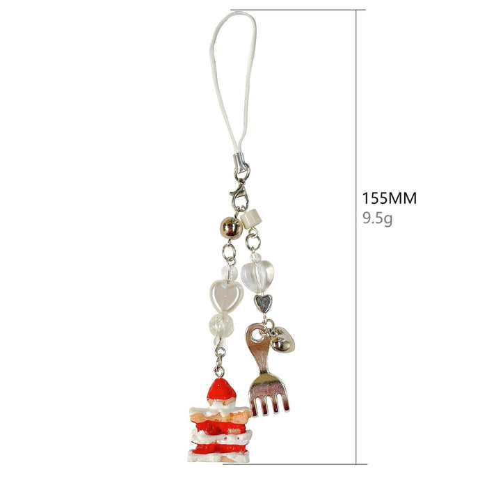 Wholesale Beaded Pendant Cute Girl Heart Mobile Phone Chain Bag Accessories