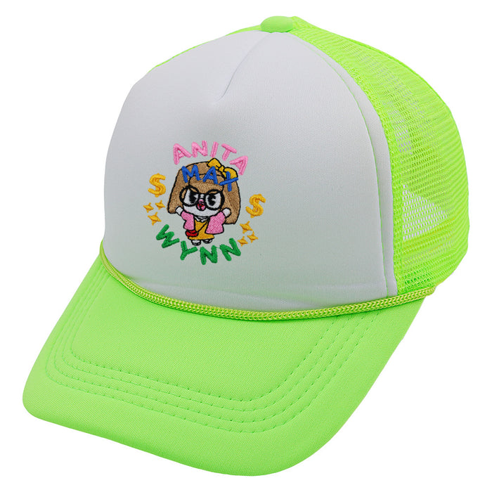 Wholesale Cotton Embroidered Trucker Hat Summer Mesh Cap Baseball Cap JDC-FH-HaiPu003