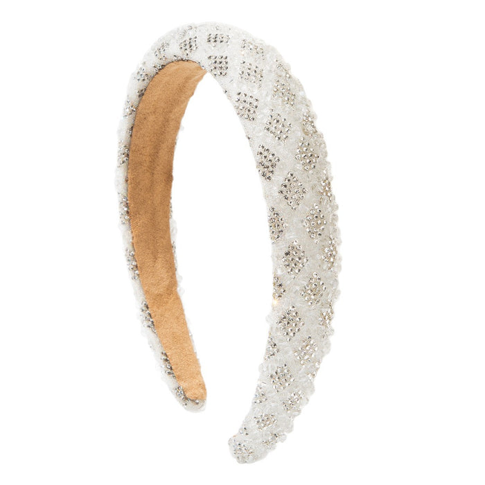 Wholesale Full Diamond Crystal Headband for Women High Crown Hair Accessory