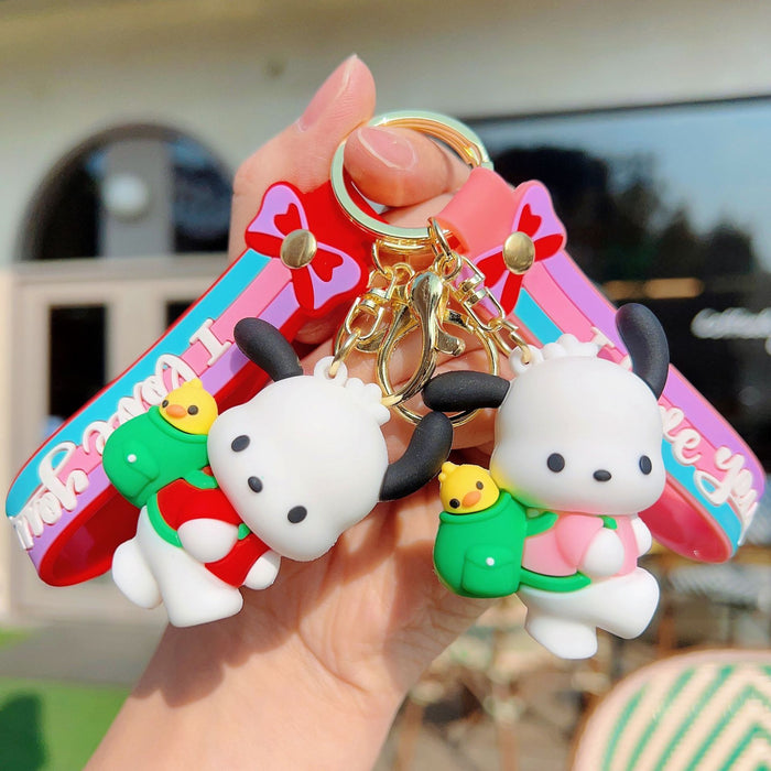 Wholesale Cute Cartoon Doll Silicone Keychain (S) JDC-KC-WC020