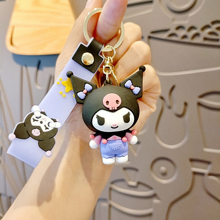 Wholesale Silicone Cartoon Doll Keychain JDC-KC-MingT205