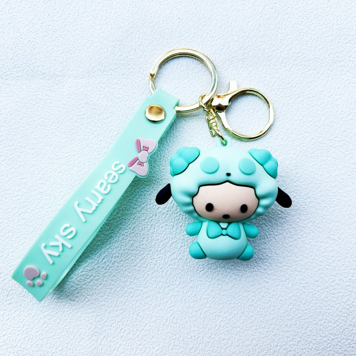 Wholesale PVC Cartoon Doll Keychain JDC-KC-WuYi164