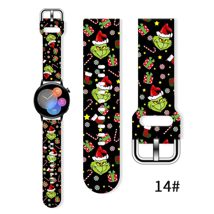 Wholesale Printed Tpu Watch Strap Wrist Strap JDC-WD-NuoQi063