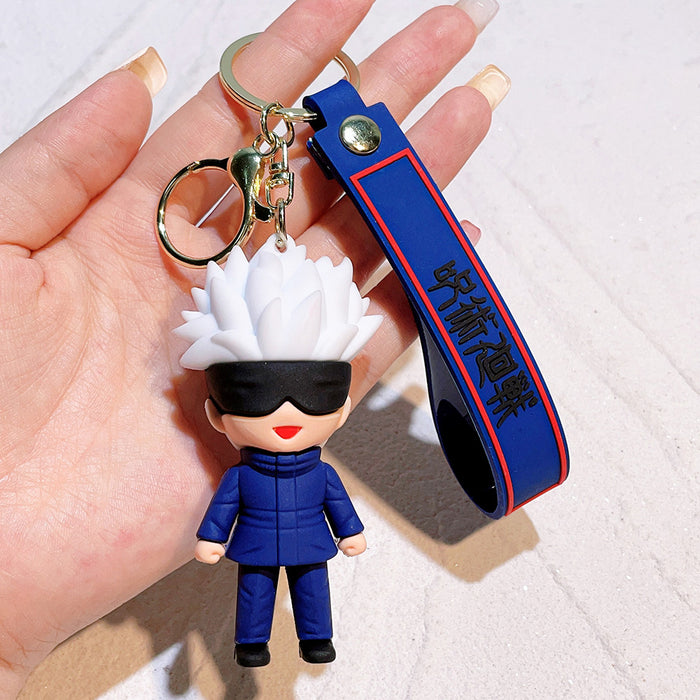 Wholesale Cartoon Silicone Doll Keychain JDC-KC-QiChao048