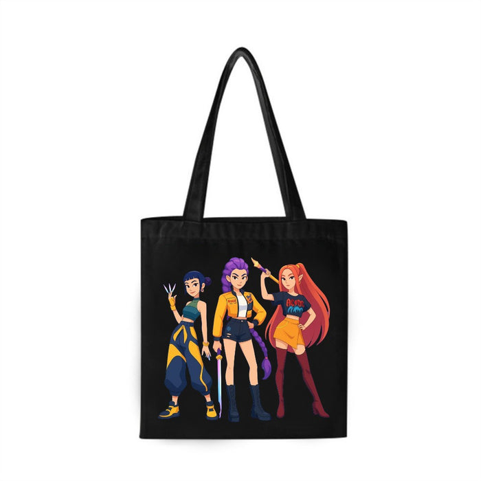 Wholesale KPOP Anime-themed printed canvas shoulder bag