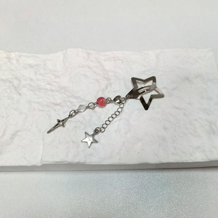 Wholesale Five-pointed Star Tassel Hairpin Pendant Chain Side Hairpin Hair Accessories