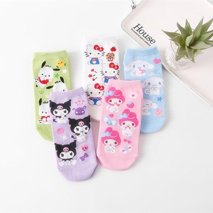 Wholesale Cartoon Cute Thin Socks (S) JDC-SK-YanY001