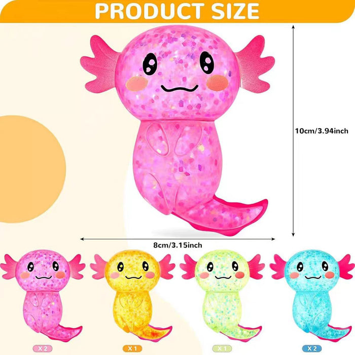 Wholesale Glitter Sequin Salamander Slow Rebound Squishy Toy Stress Relief Student Gift
