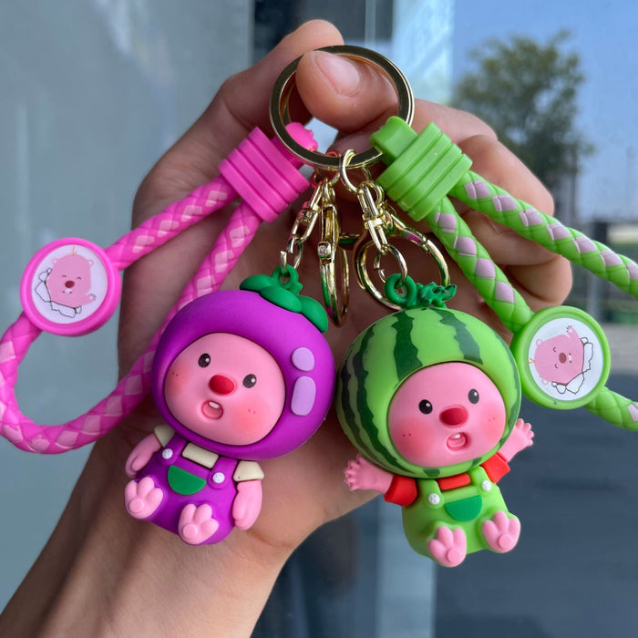 Wholesale Keychain Exquisite Doll Car Keychain Couple Backpack Pendant Small Gift