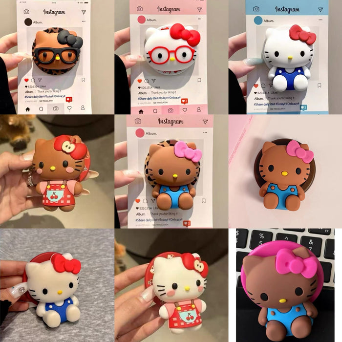 Wholesale Cartoon cat 3D silicone Phone stand