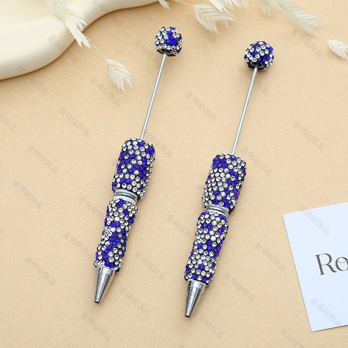 Wholesale Diamond Plastic Bead Pen JDC-PN-JinWD001