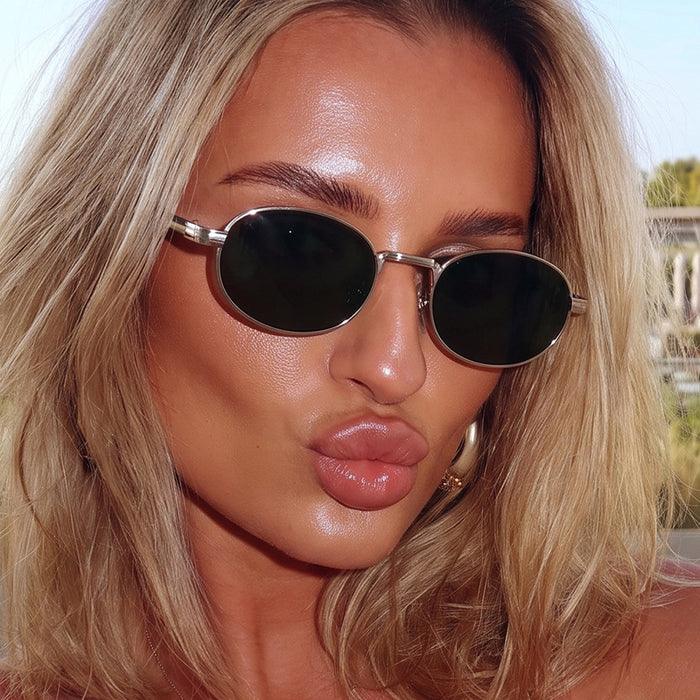 Wholesale Metal Retro Square Sunglasses UV400 Outdoor Fashion Cycling Gift