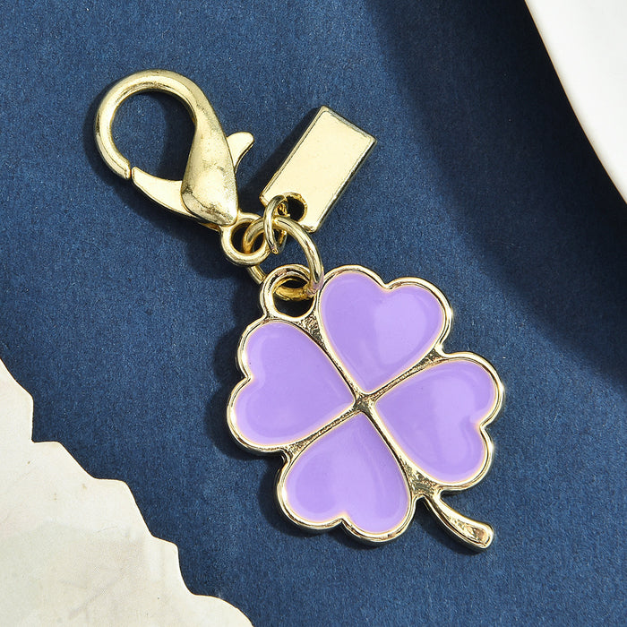 Wholesale Multi Style Dinosaur Clover Heart Animal Gold Alloy Keychain Pendant Fashion Jewelry Accessory
