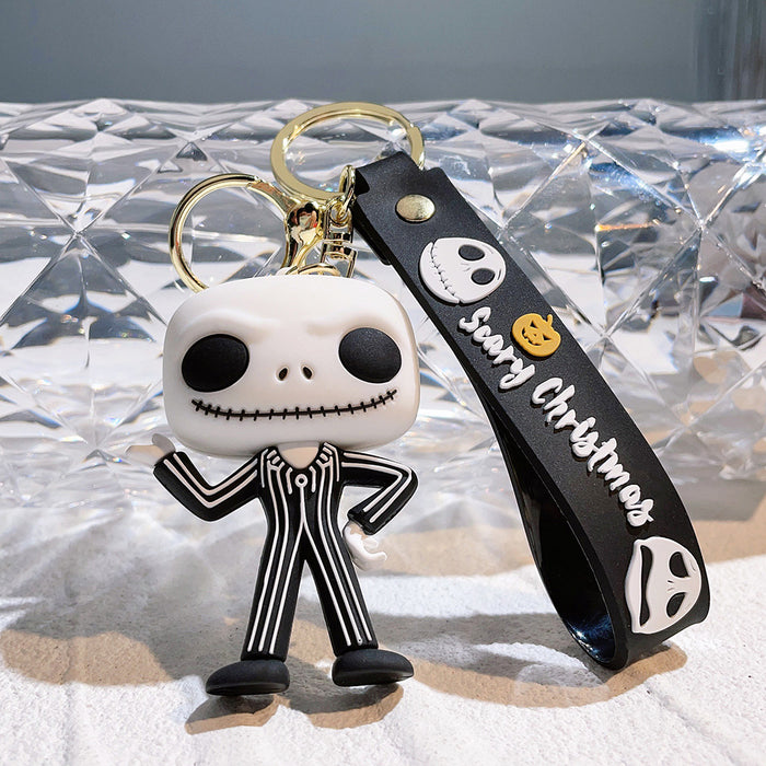 Wholesale Cartoon Silicone Doll Keychain JDC-KC-QiChao052