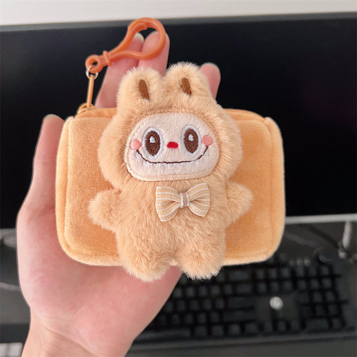 Wholesale Cute cartoon mini wallet,  portable and can be hung on a bag