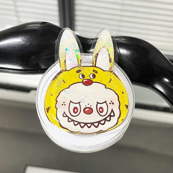 Wholesale Creative Flowing Sand Soft Pack Cartoon Phone Stand