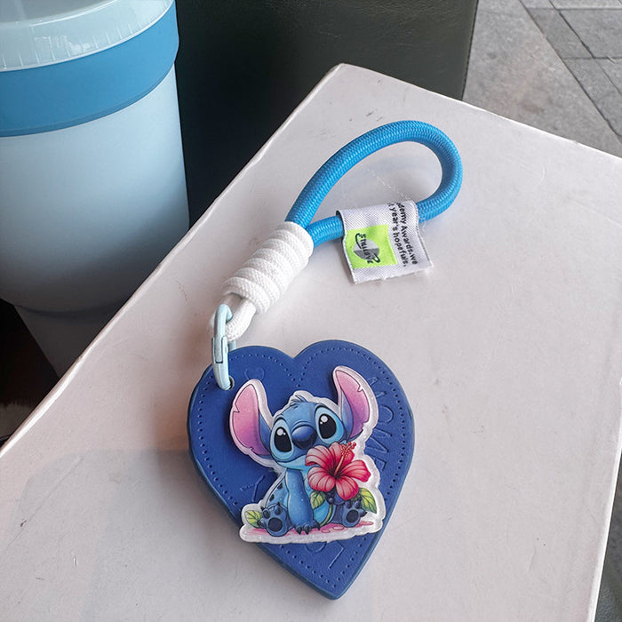Wholesale Cartoon Cute Love Element Bag Pendant Woven Keychain Pendant High-end Hanging