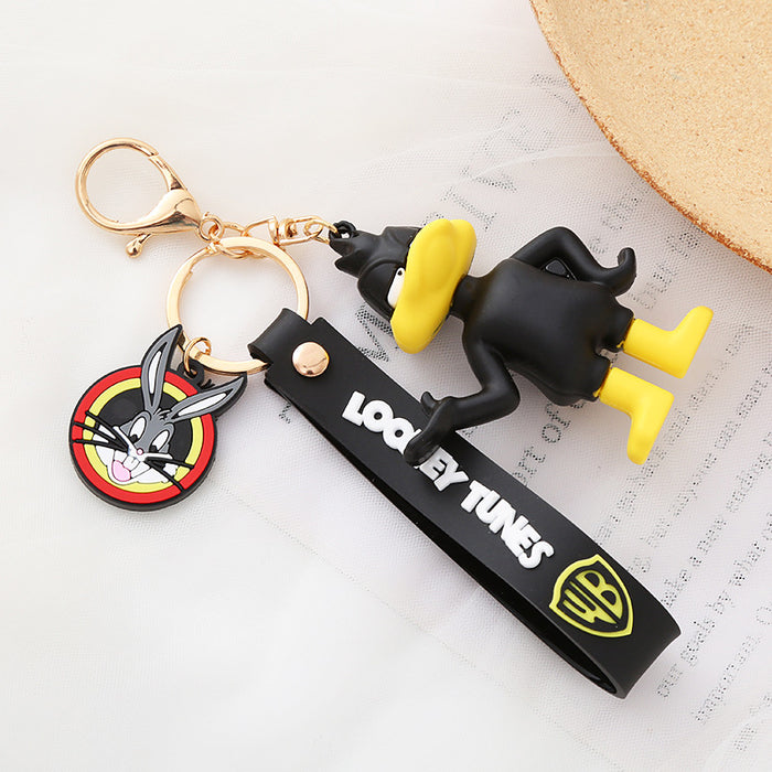 Wholesale Cute Cartoon Soft Rubber Doll Keychain JDC-KC-BoYue008