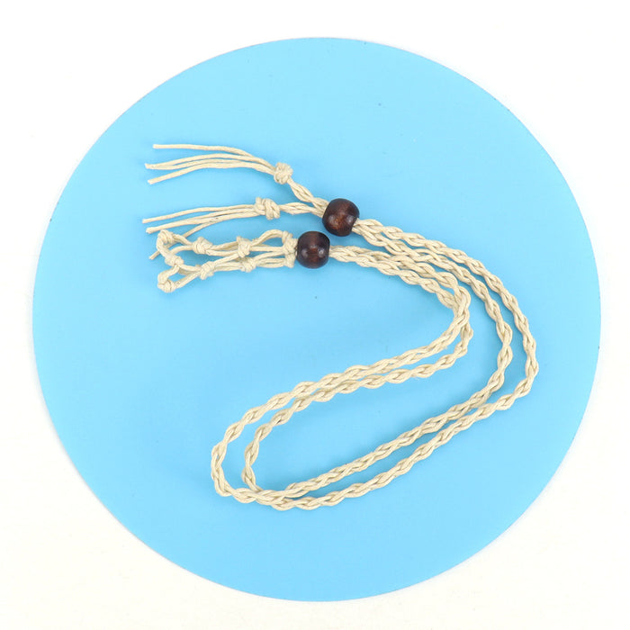 Wholesale Adjustable retractable mesh bag DIY hand woven pendant necklace