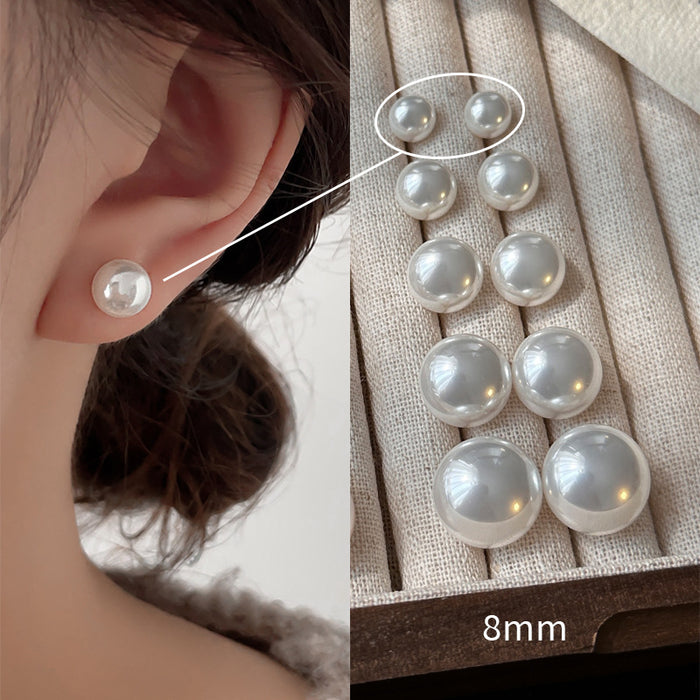 Wholesale Pearl earrings, pure silver needles, niche, high-end, versatile new earrings