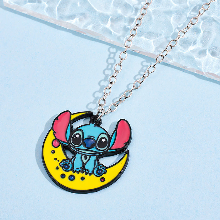 Wholesale Christmas Necklace Anime Peripheral Cute Cartoon Pendant Necklace
