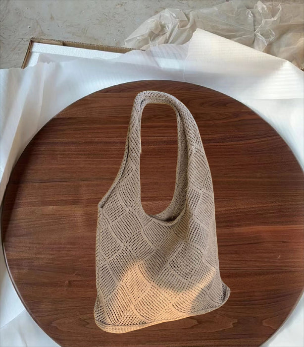 Wholesale Knitted Bag Women's Retro Hand-woven Wool Bag