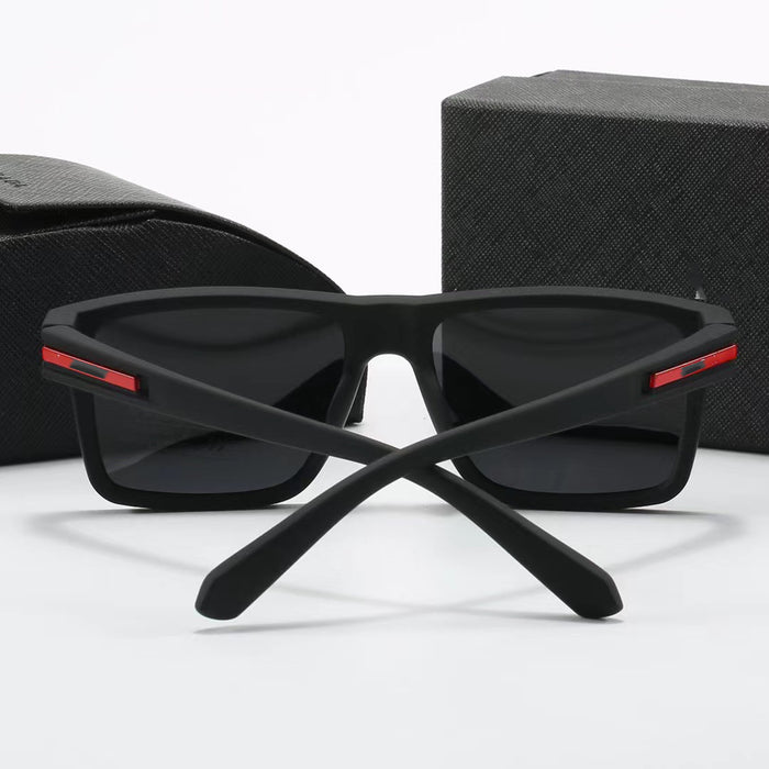 Wholesale Retro square men's polarized lens sunglasses, high-end and fashionable sunglasses
