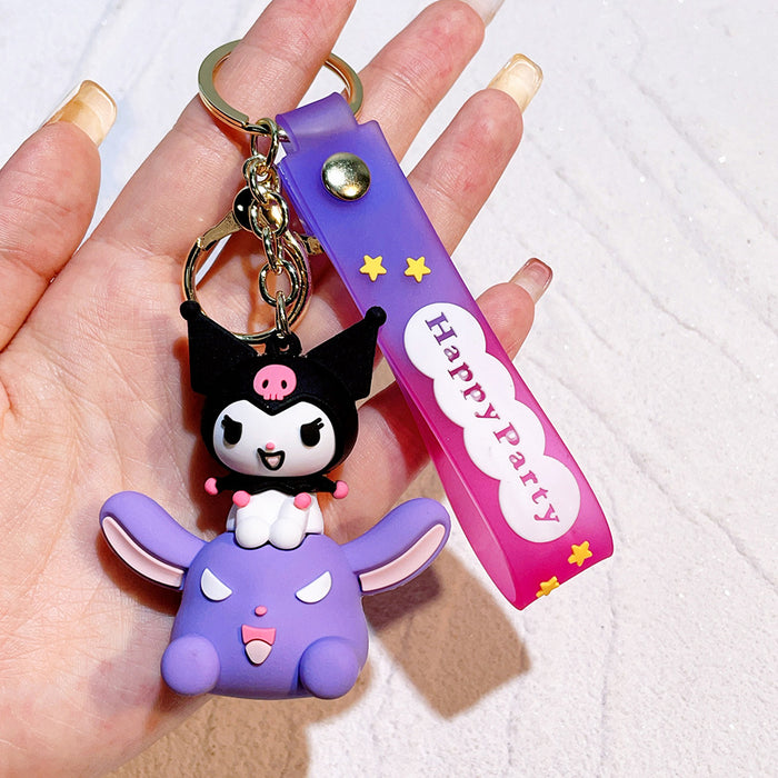 Wholesale Halloween Cartoon Silicone Doll Keychain JDC-KC-QiChao055