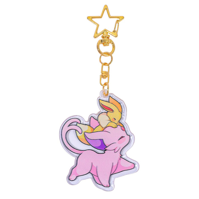 Wholesale Double-Sided Acrylic Peripheral Cute Cartoon Keychain Pendant