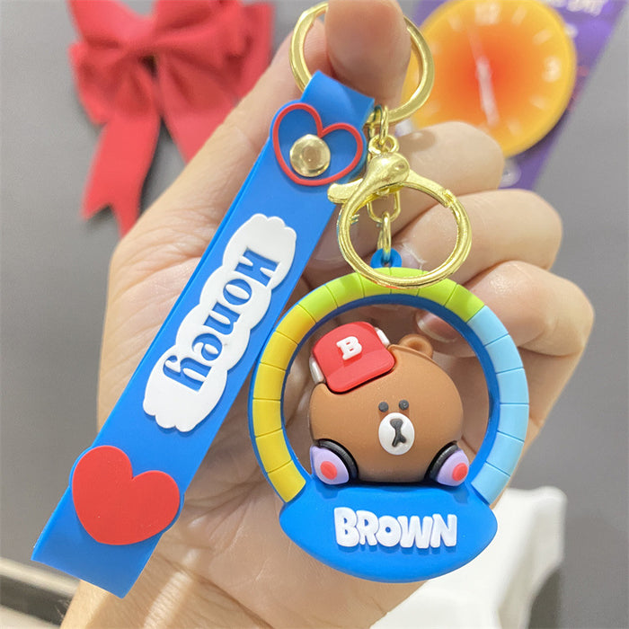 Wholesale PVC Cute Cartoon 3D Doll Keychain JDC-KC-WuYi260