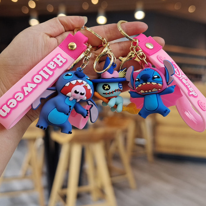 Wholesale Cartoon Silicone Doll Keychain JDC-KC-ZhuoRan035