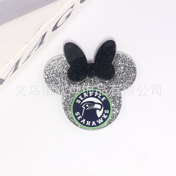 Wholesale 10pcs Cartoon Acrylic DIY Patch Accessories JDC-FK-OuYie015